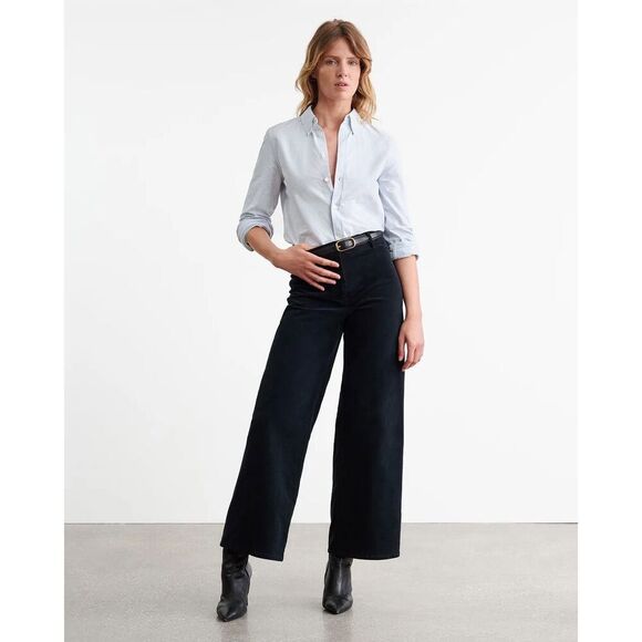 NILI LOTAN Megan cotton-blend corduroy wide-leg pants - NWOT - Picture 1 of 12